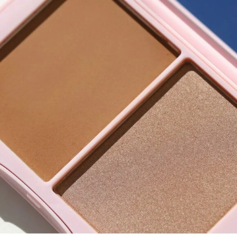HALF CAKED Double Dipper Matte Bronzer in Miami Beach NIB
